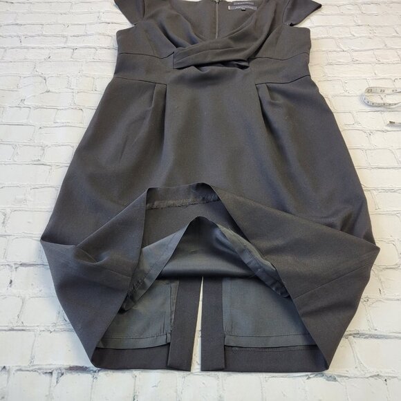 Anne Klein black midi short sleeve sheath stretch Dress size 10 - Picture 9 of 12